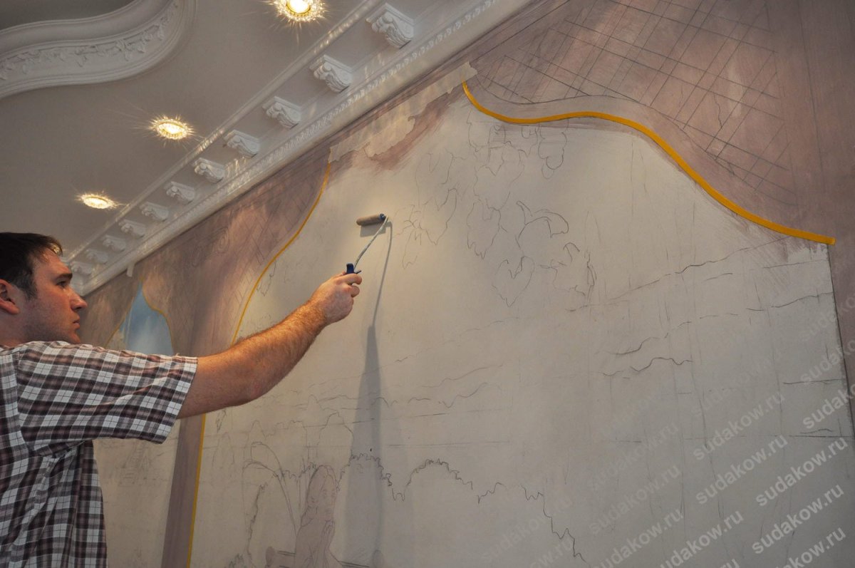 Акриловая краска для стен