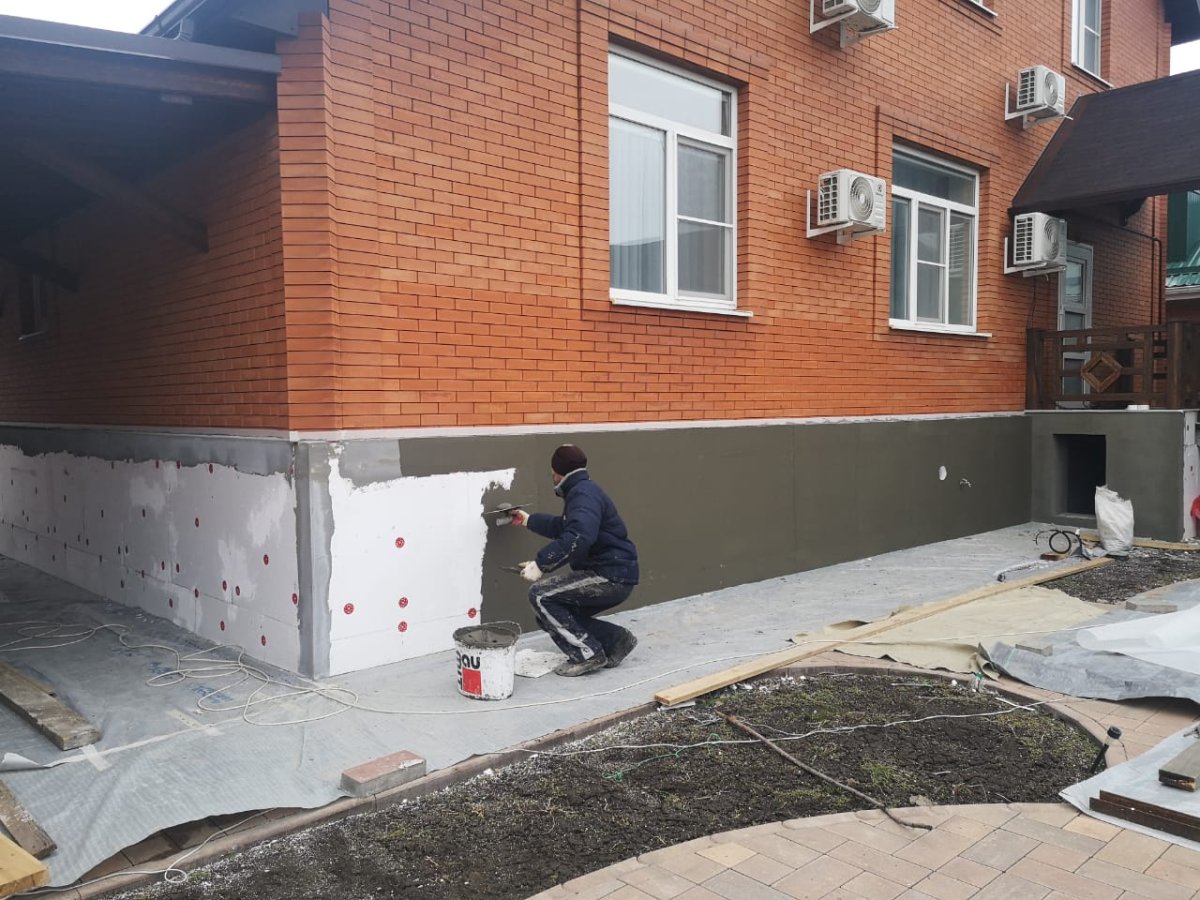 Штукатурка цоколя