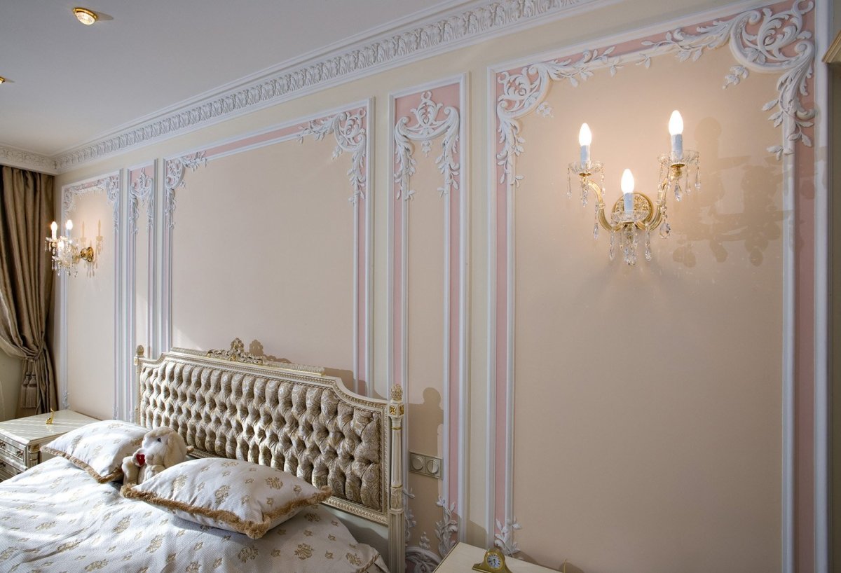 Гипсовая лепнина в интерьере