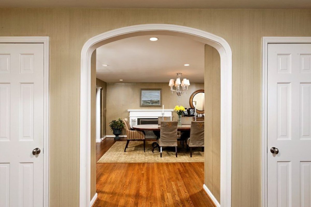 Отделка межкомнатной арки