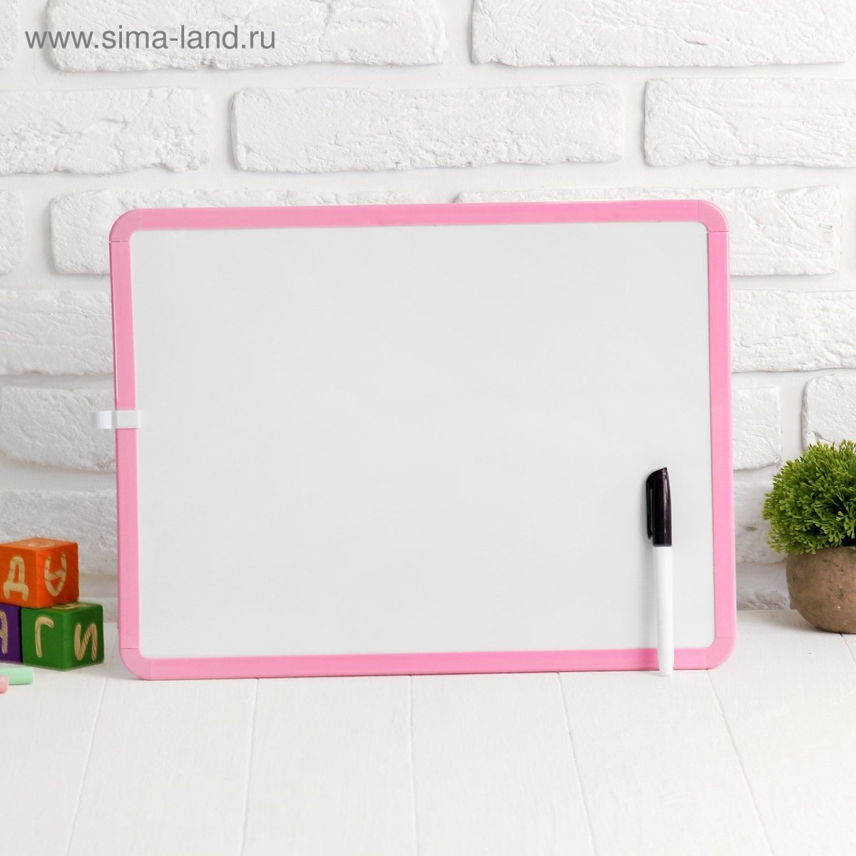 Доска магнитно-маркерная KWELT 30*20см к-7792