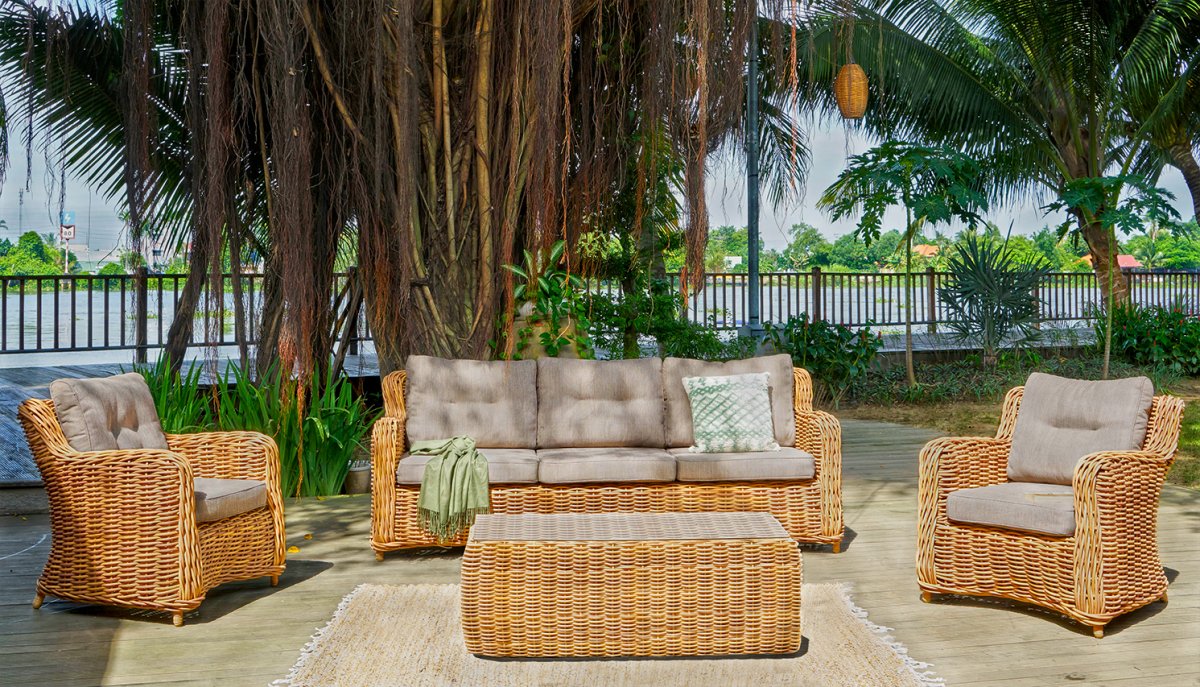 Садовая мебель два дивана 2 кресла и стол