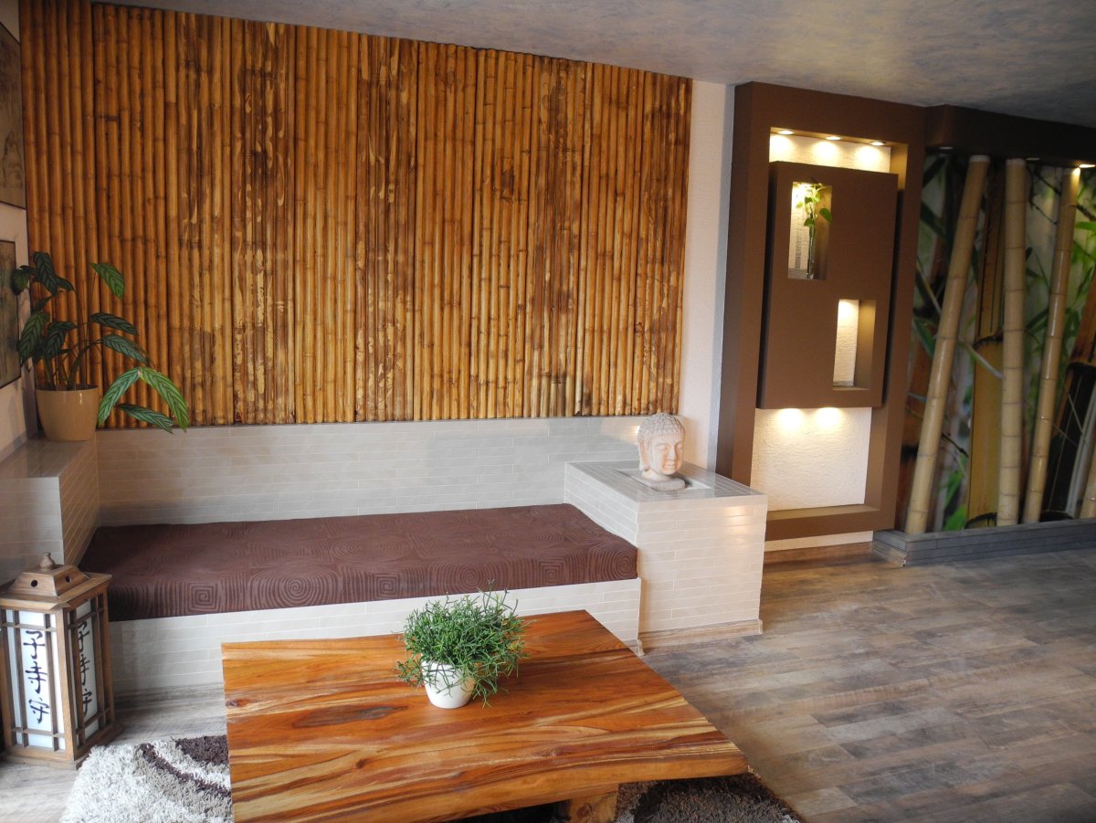 Бамбуковые панели в интерьере