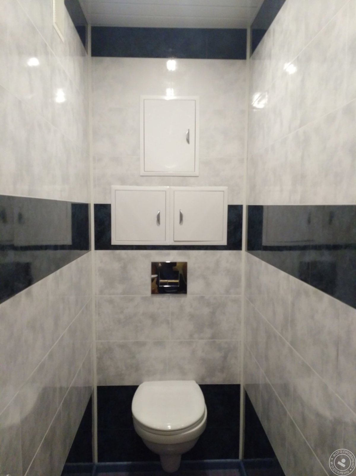 Отделка туалета панелями