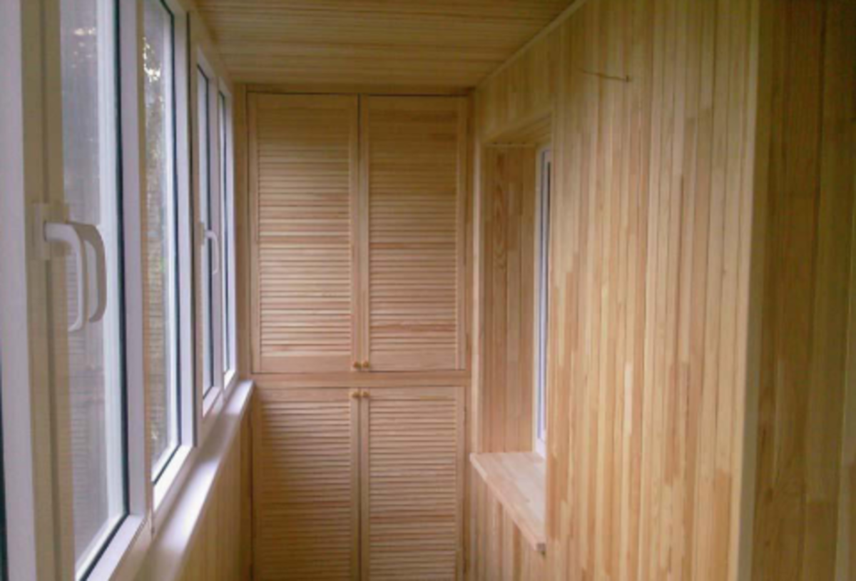 Вагонка на лоджии