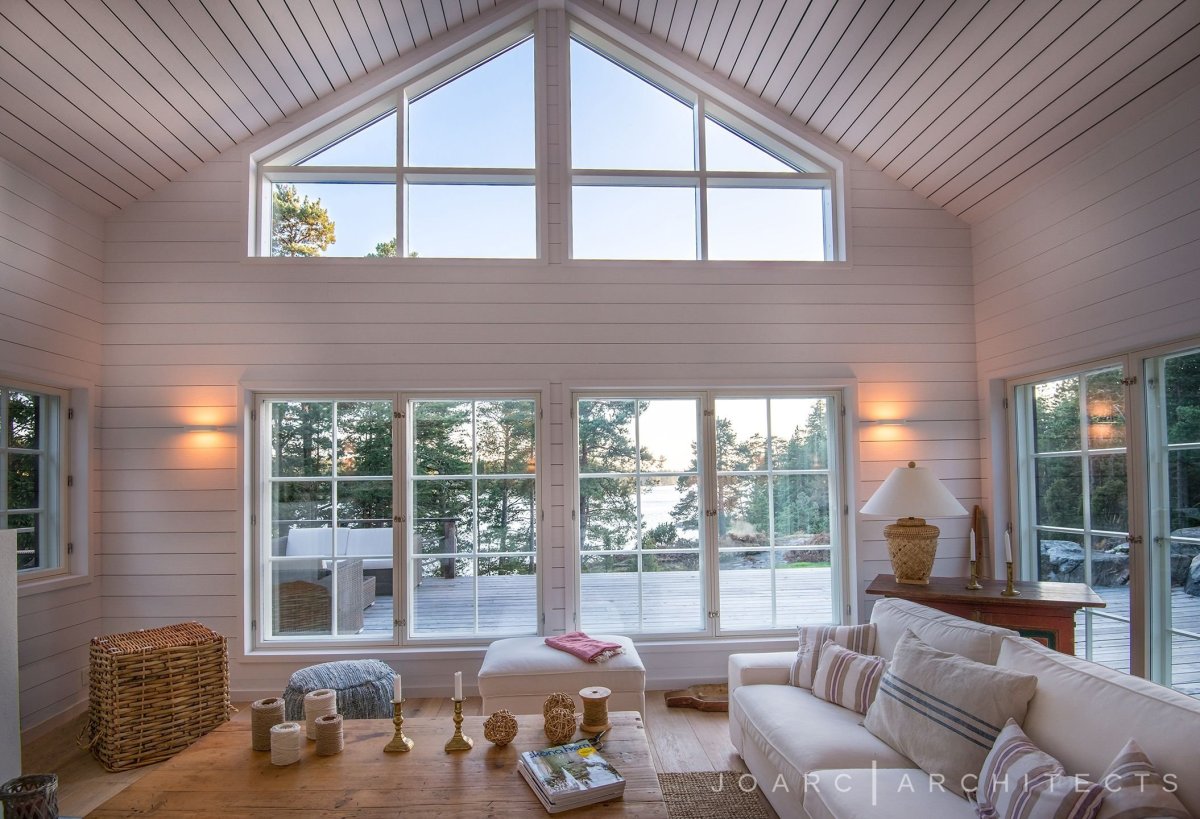 Одноэтажный дом со вторым светом