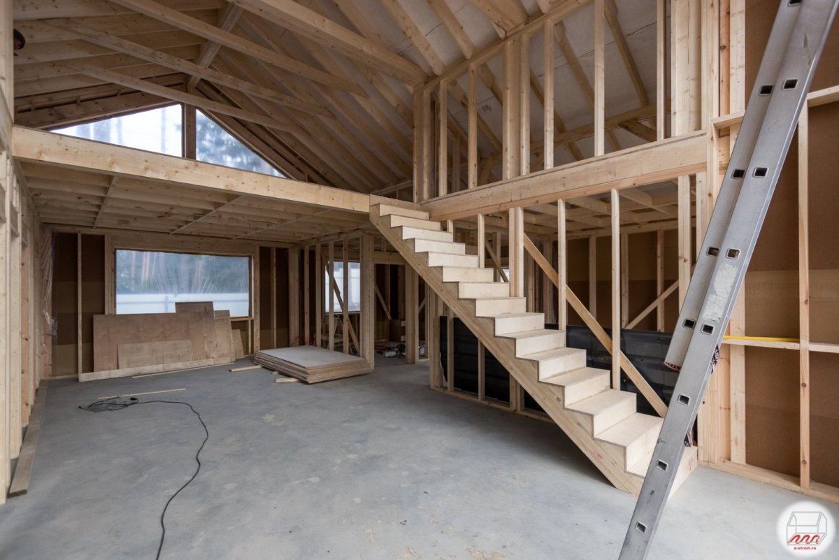 Каркас второго этажа