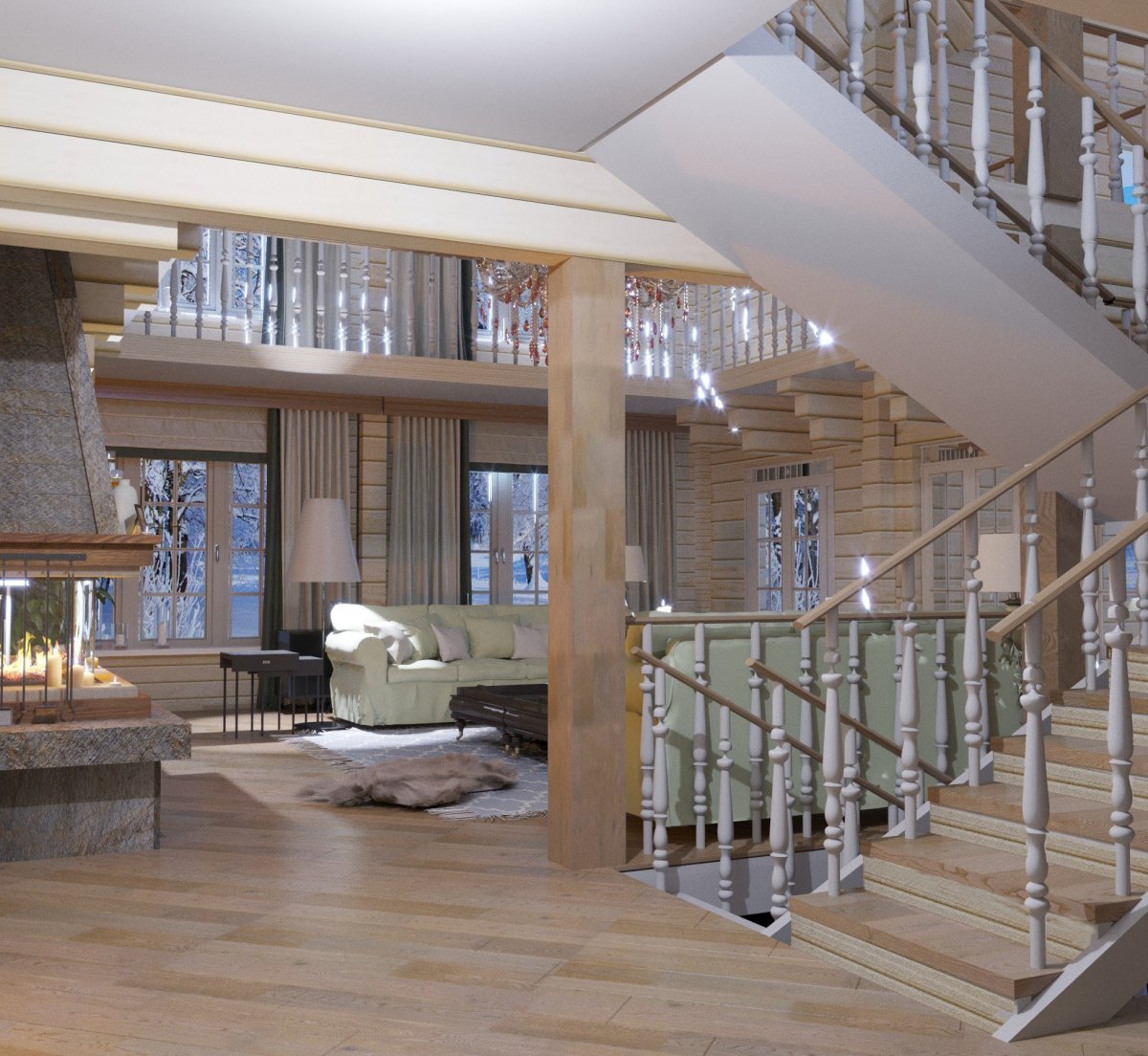 Дом со вторым светом