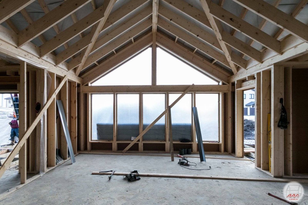 Стропильная система барнхаус