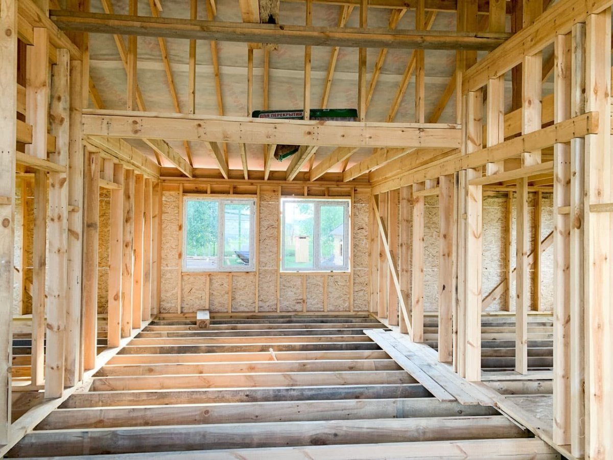 Каркасный дом каркас