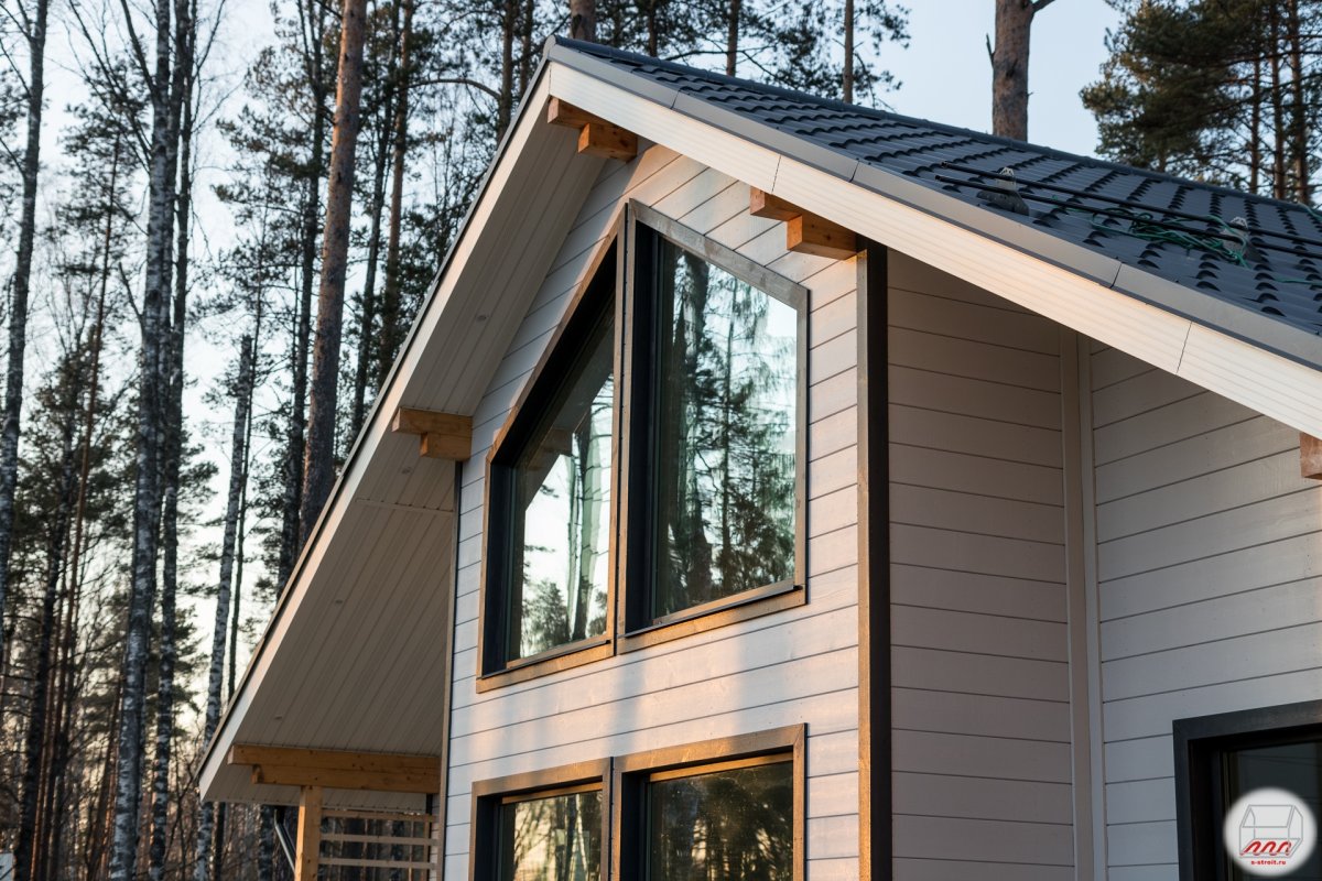 Фасады каркасных домов