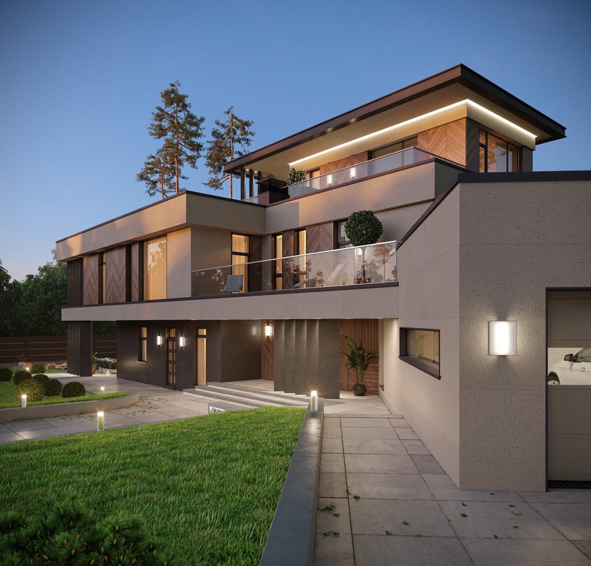 Современный коттедж