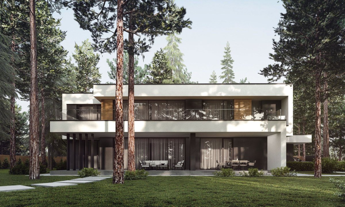 Репино дом в стиле Райт