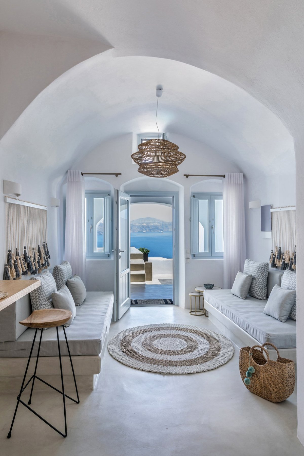 Санторини интерьер