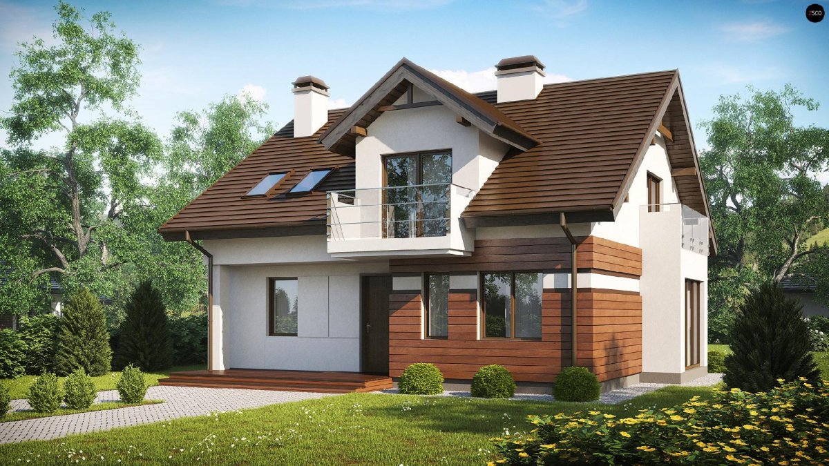 Проект z500 с мансардой z246