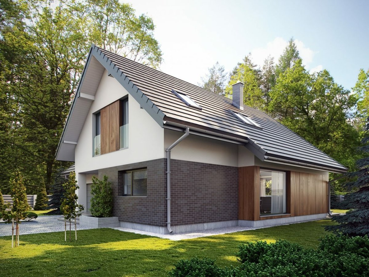 Дом с мансардой 190 кв м