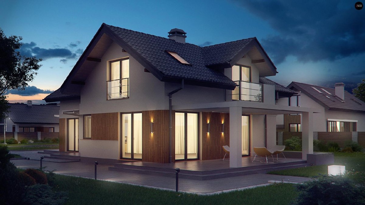 Проекты красивых коттеджей