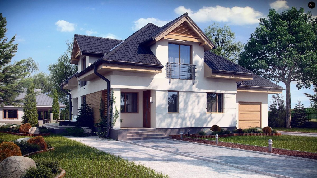 Проект z500 с мансардой