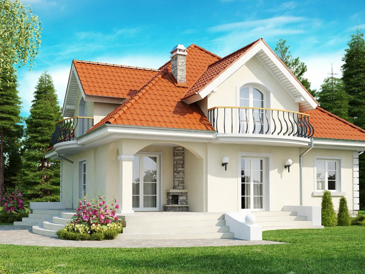 Красивый дом