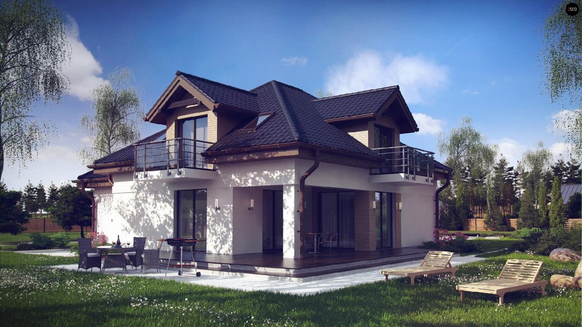 Красивые коттеджи