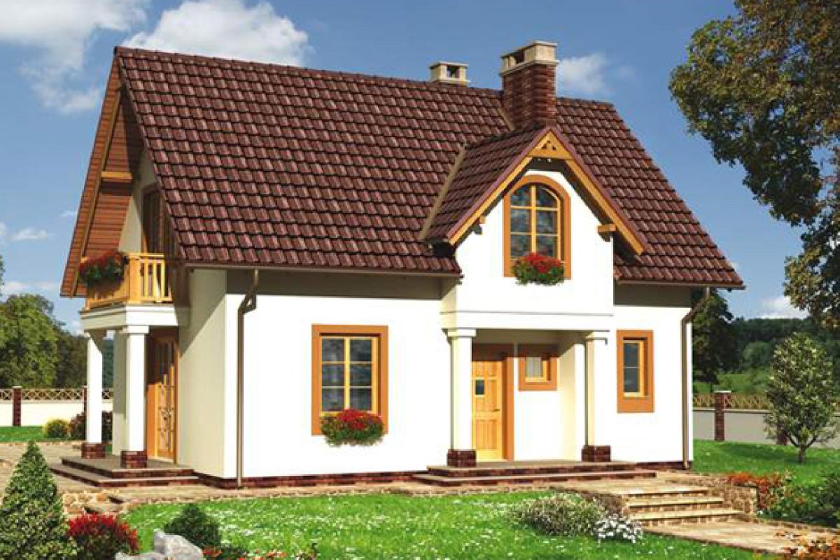 Красивые крыши небольших домов