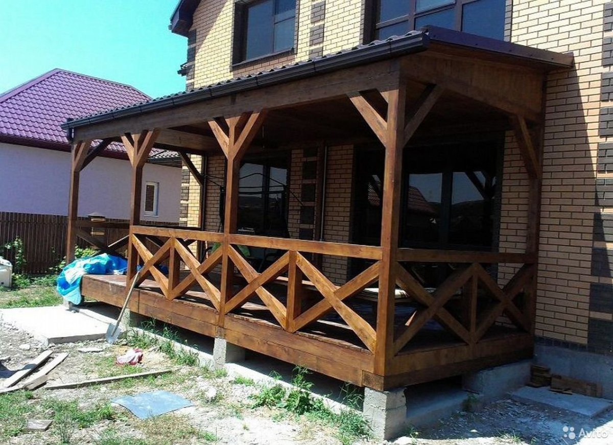 Терраса из дерева