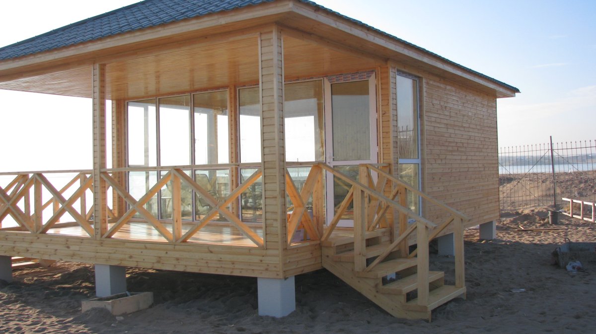 Пристрой беседка к дачному дому