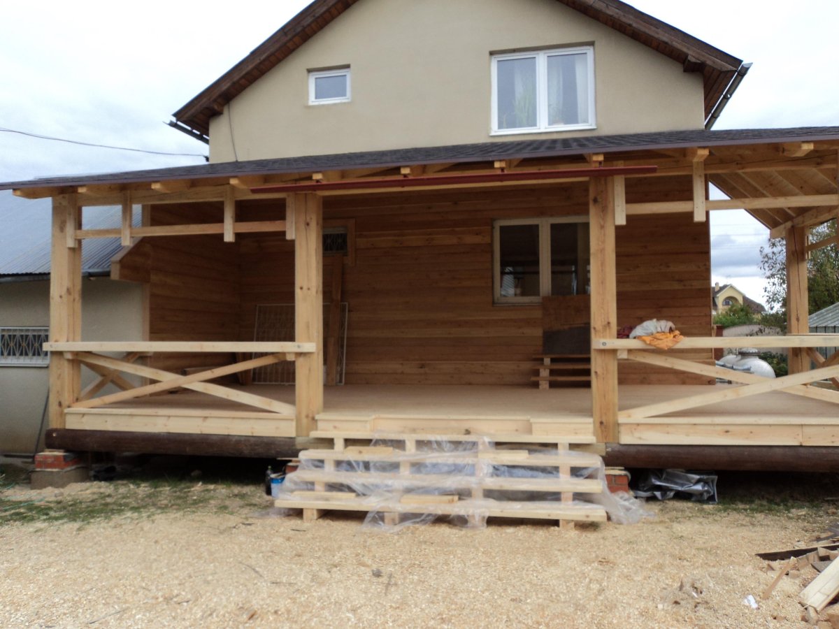 Пристройка террасы