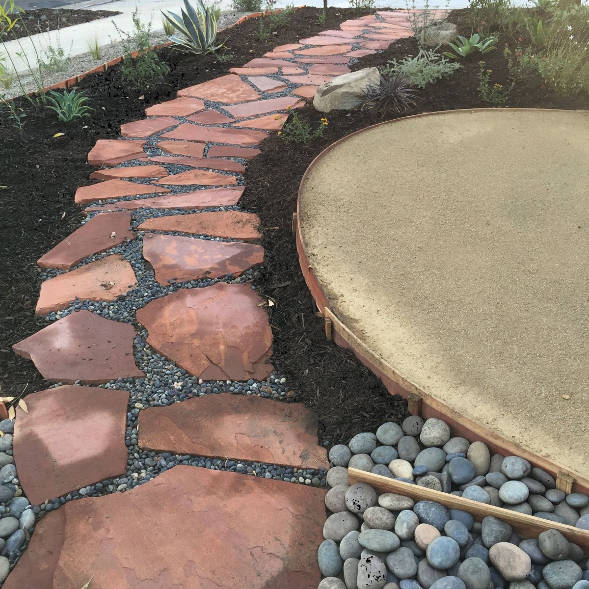 Плитняк для садовых дорожек