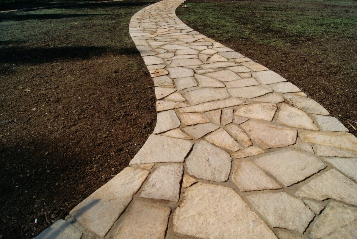 Мощение плитняком