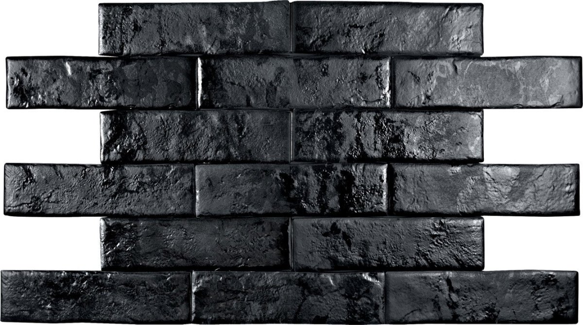 Brickwall negro 7x28