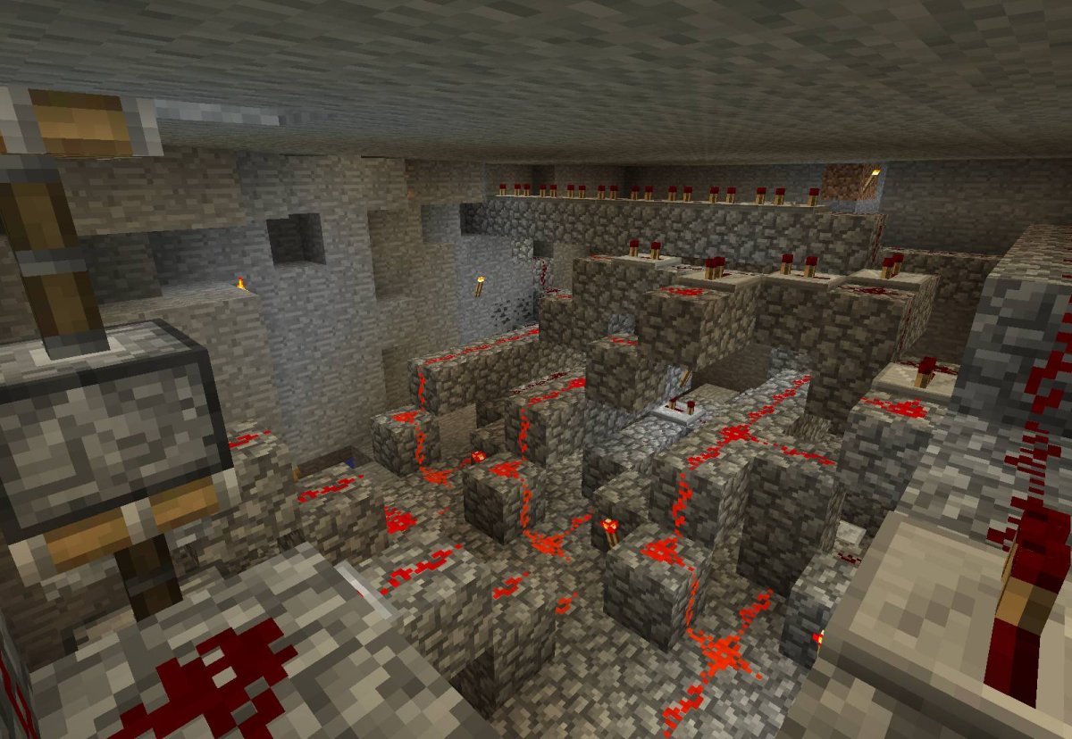 Майнкрафт 1.2.5 блок красного камня