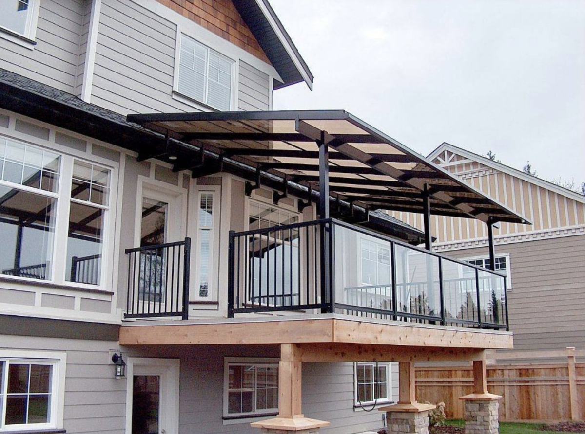 Двухэтажная веранда