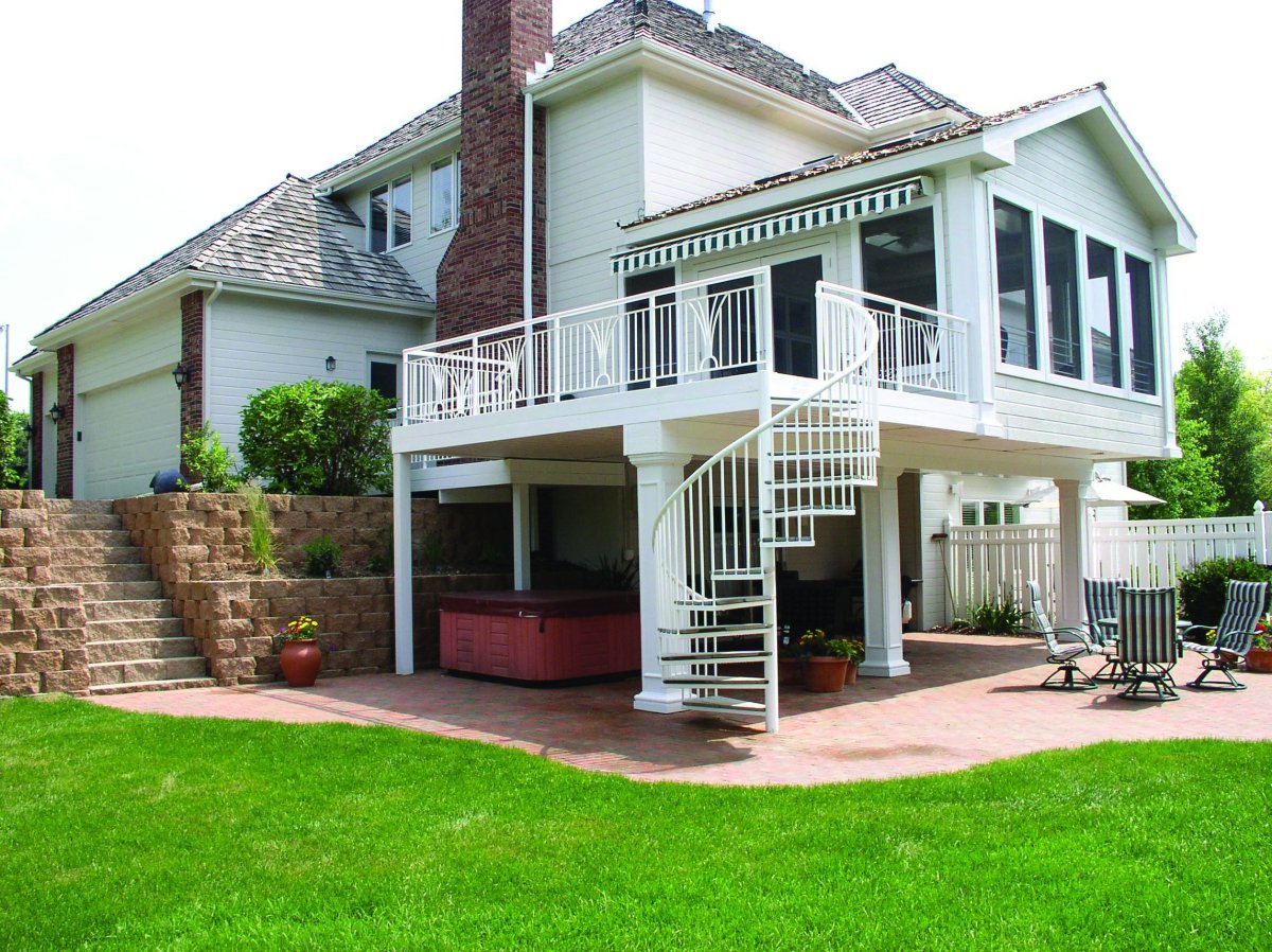 Двухэтажная веранда