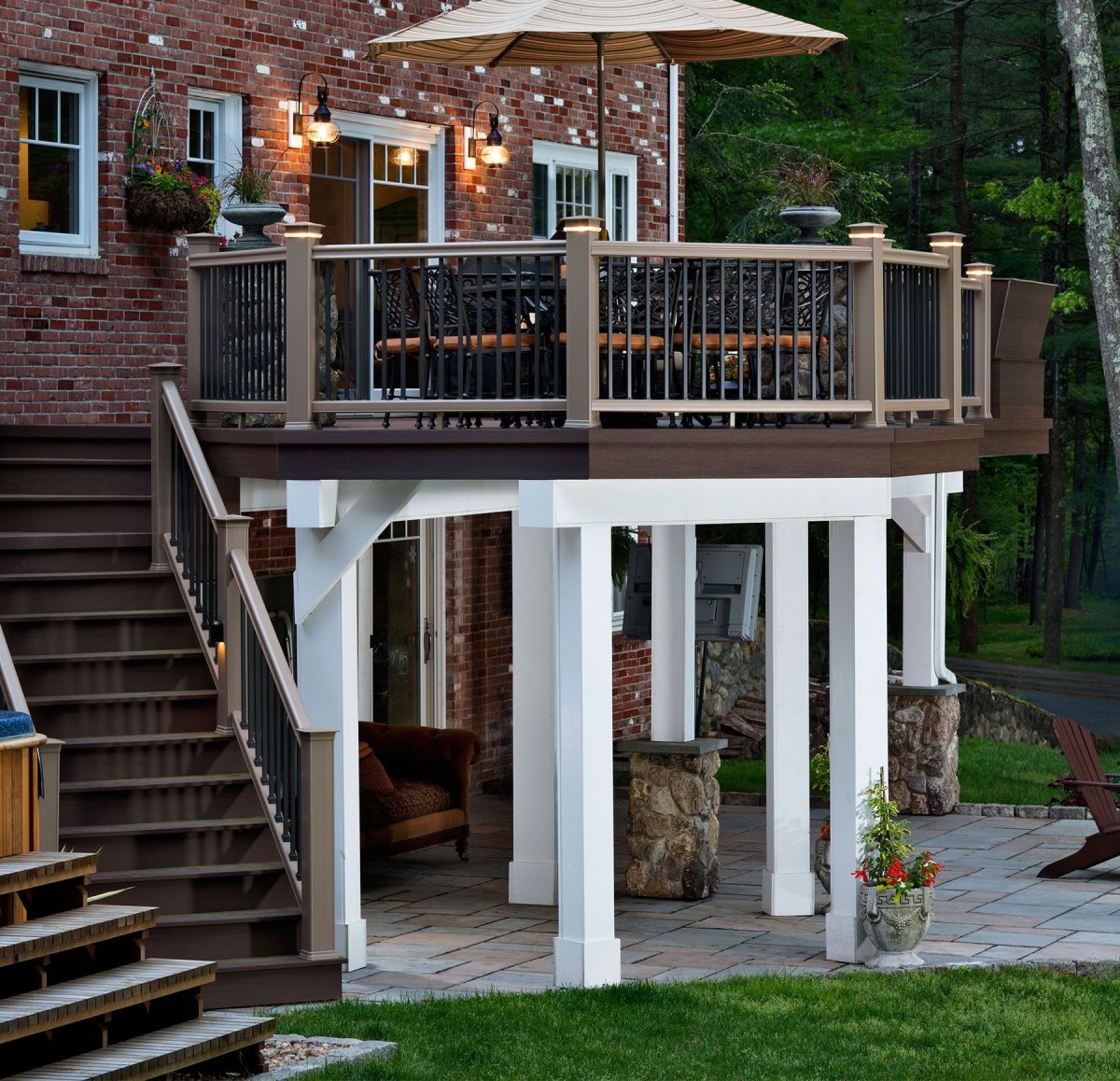 Терраса на втором этаже