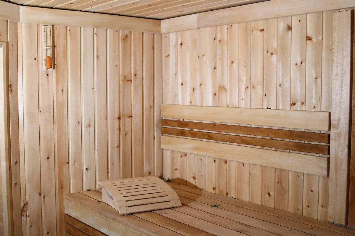 Парная из евровагонки штиль сосна