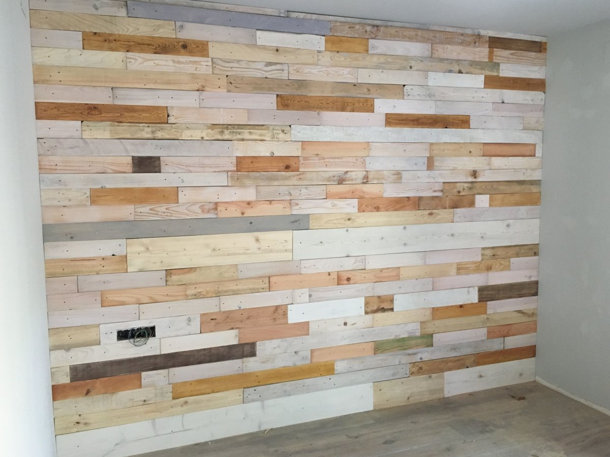 Отделка деревянными дощечками