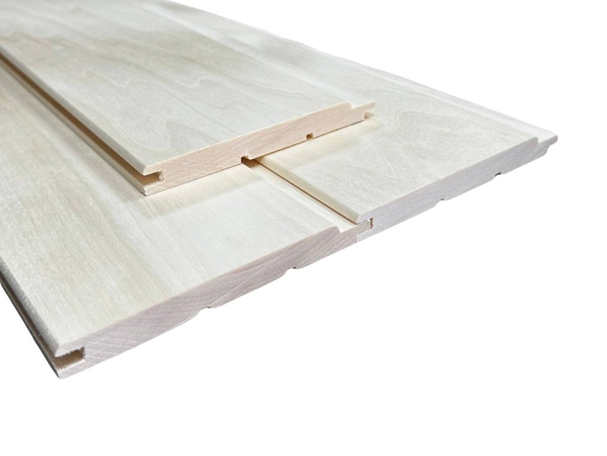 Евровагонка осина 15х88х2000 мм, сорт b Лесная избушка