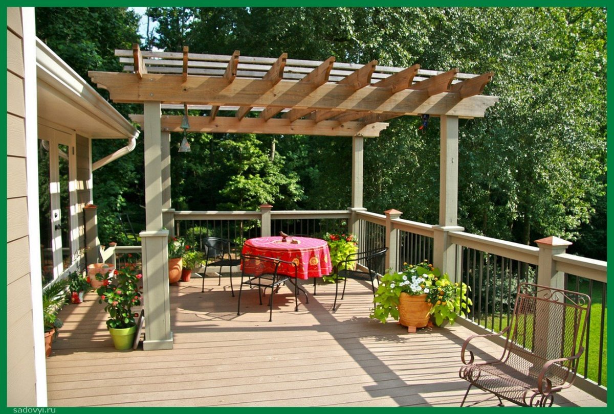 Терраса на даче