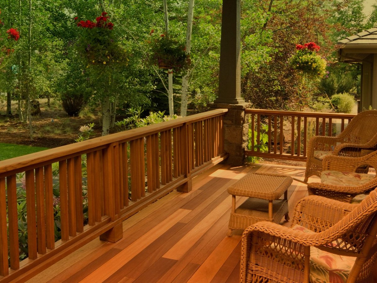 Термоясень терраса