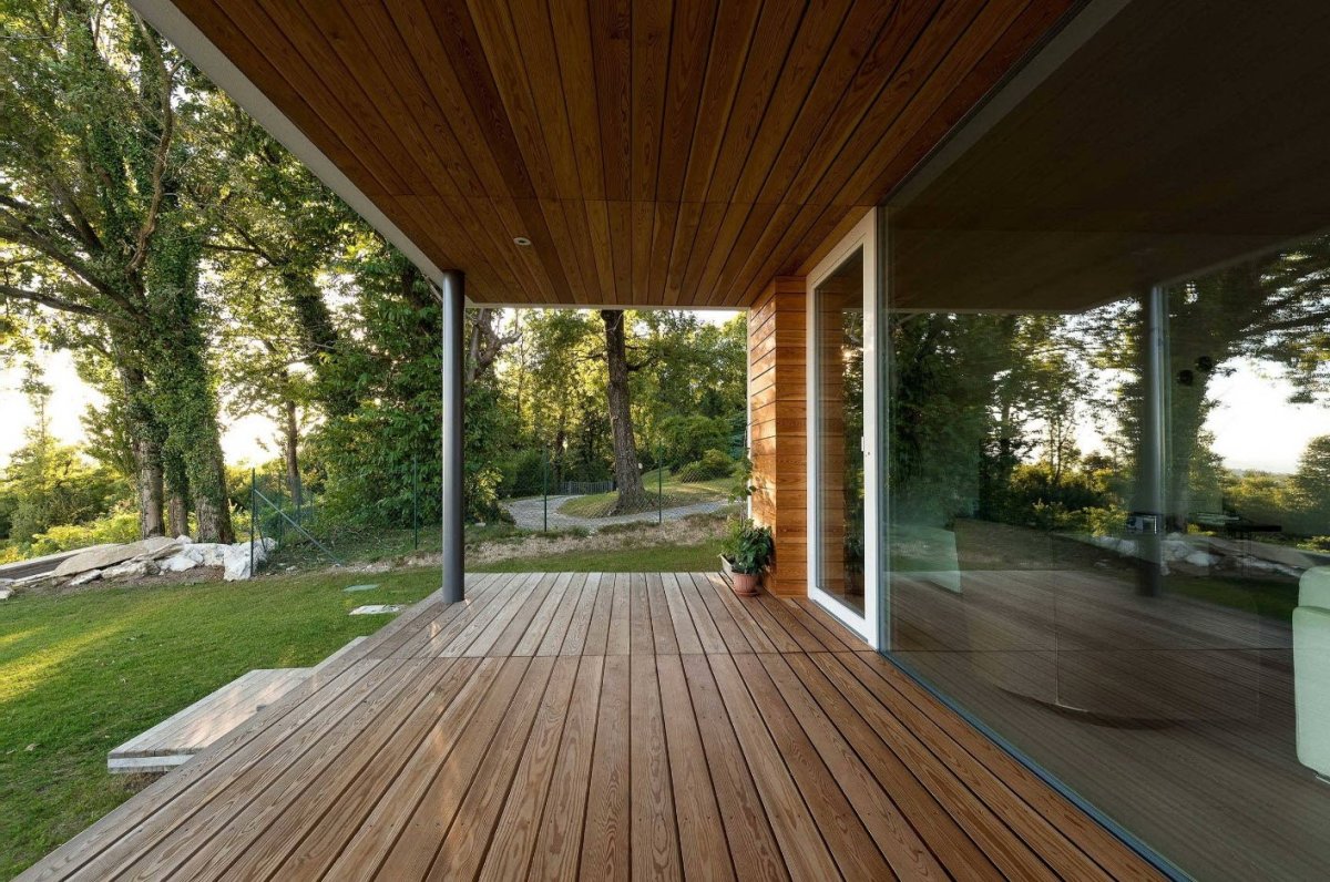 Деревянная веранда