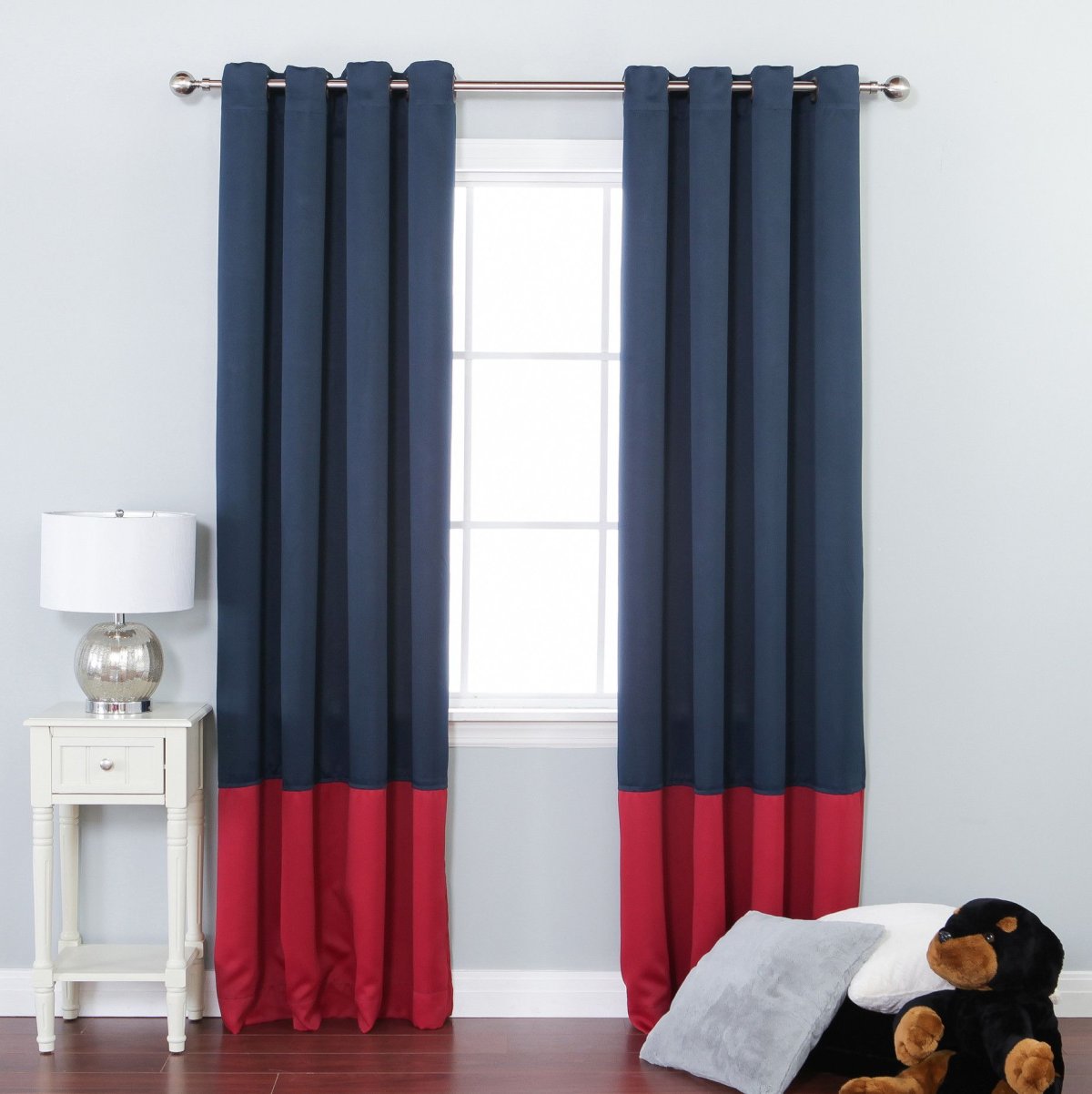 Двухцветные шторы