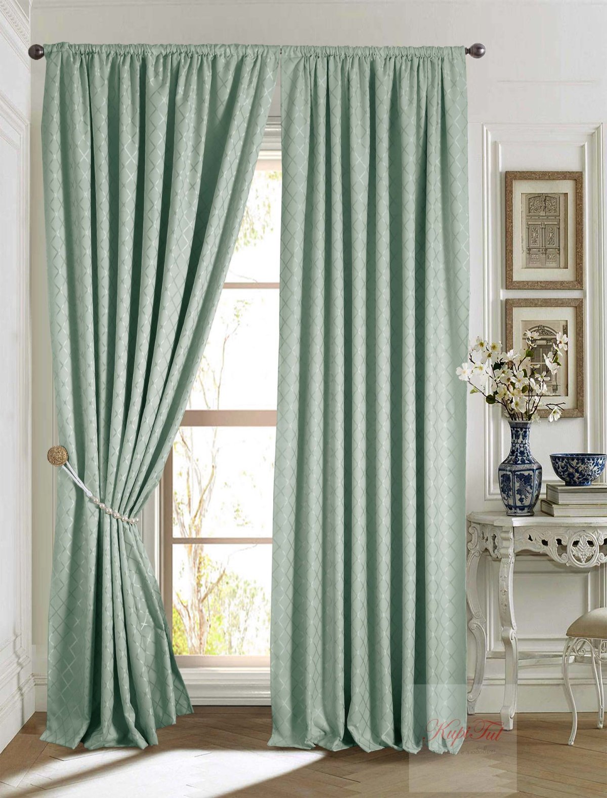 Длинные шторы