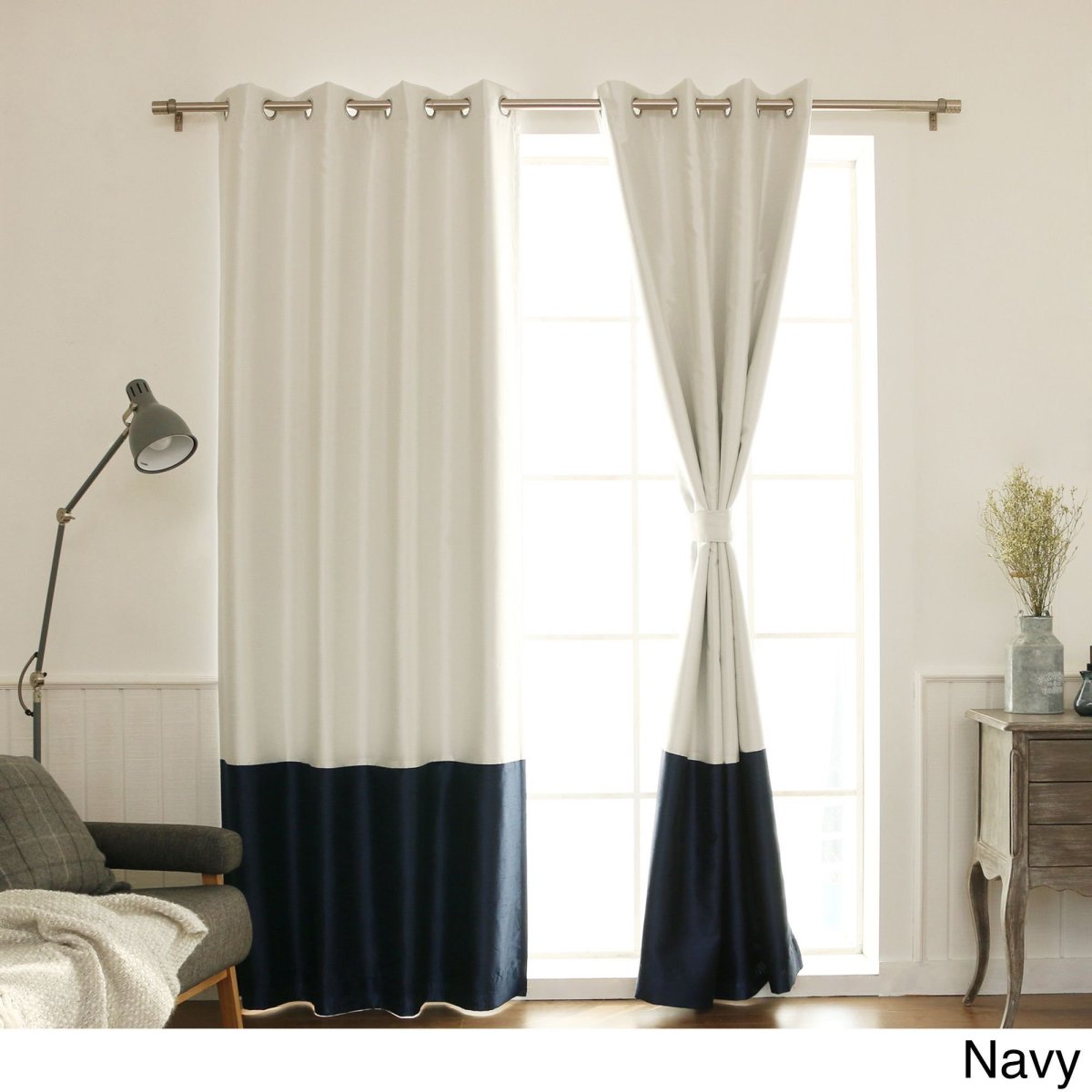 Шторы бежевые