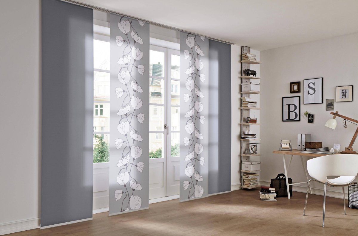 Панельные японские шторы ikea