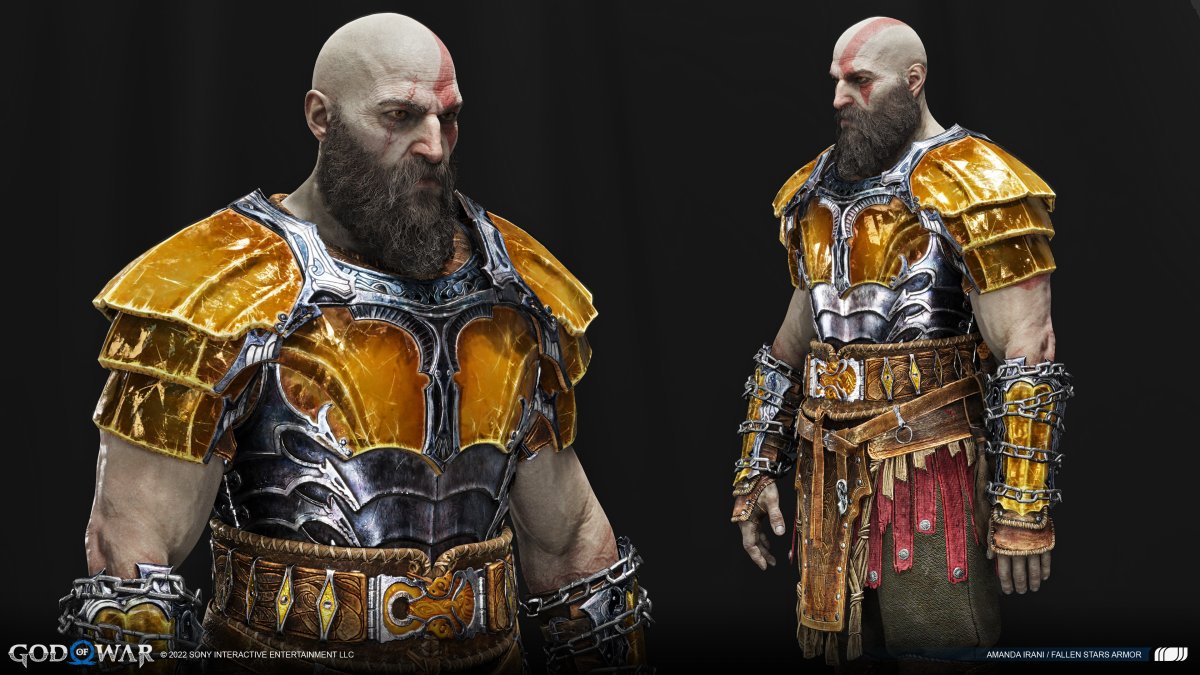 Кратос Падший Бог арты