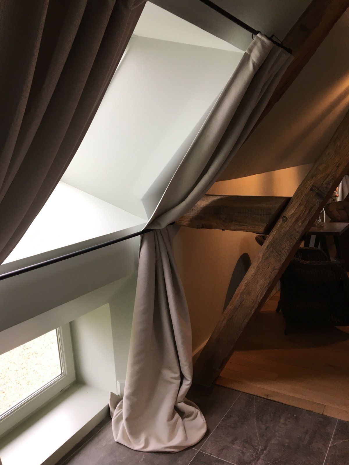 Занавески на мансардные окна