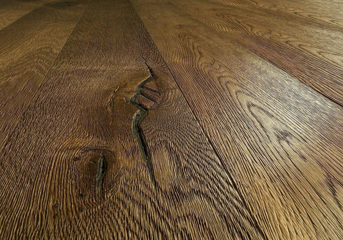 Паркетная доска дуб брашированный