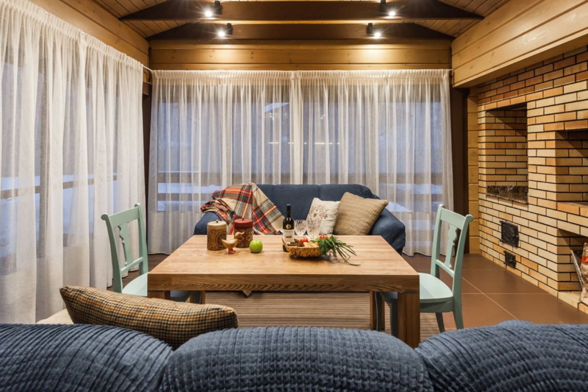 Беседка внутри интерьер