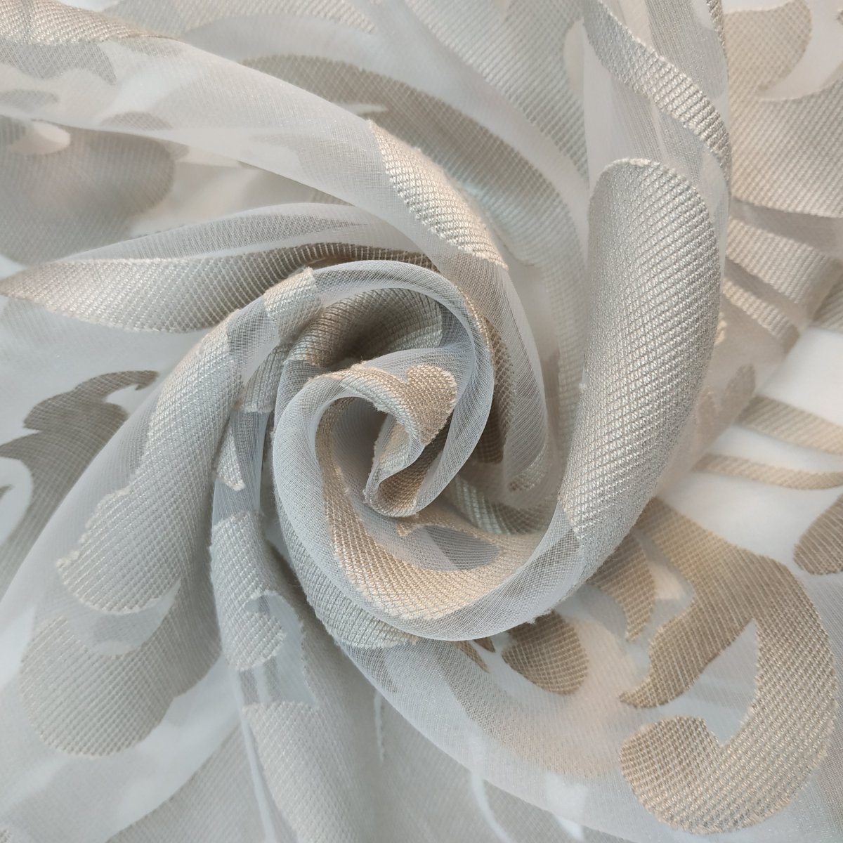 Тюль Tulle вуаль белая 600х270